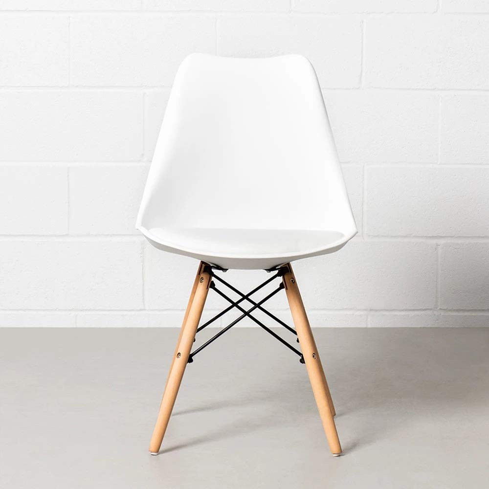 Home finch fox eames replica nordan dsw stylish modern furniture plastic chairs with cushion